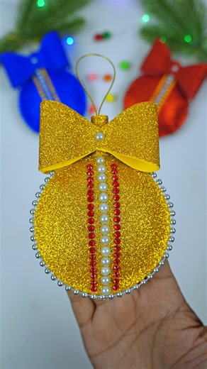 37K views · 578 reactions | DIY Glitter Christmas Ornament Handmade Glitter Ornament for Christmas 2025  #DIYChristmas #Christmas2025 #HandmadeOrnaments #HolidayDecor #ChristmasTreeDecor #CreativeCrafts | Million Ideas of Crafts | Facebook