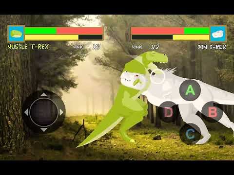 T-Rex Fights Dinosaurs - All Bosses
