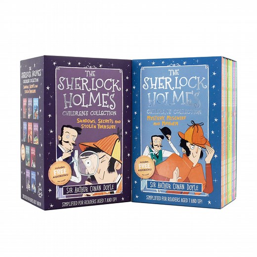 Sherlock Holmes Children's Collection 20 Books (Series 1 & 2) by Sir Arthur Conan Doyle - Ages 7-9 - Paperback