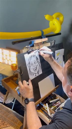 The SpongeBob Movie: Search for SquarePants caricature artist