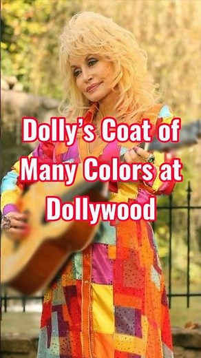 Dolly Parton's Coat of Many Colors on display at Dollywood!