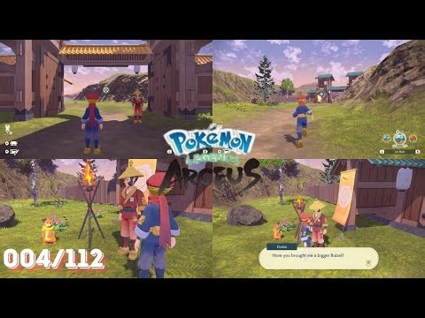 Pokemon Legends Arceus Side Quest 4 Big Buizel, Little Buizel