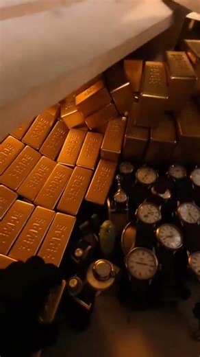 Gold bars found in shipping container!