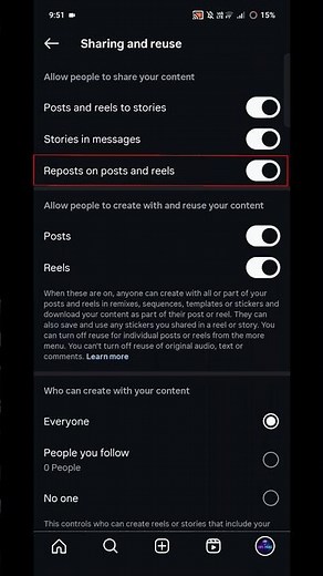 How to Enable/Disable Repost Option on Instagram ✅ | Retro Tech