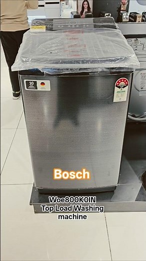 Bosch Washing Machine Top Load || NEW WOE800K0IN 2025 MODEL 🔥#electronics #washingmachine