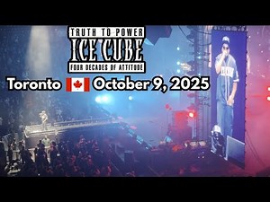 🔥 Ice Cube Live in Toronto – October 9, 2025 🔥