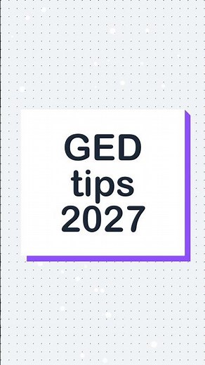 GED tips 2027 | Simple Tricks for Math, Reading & Science