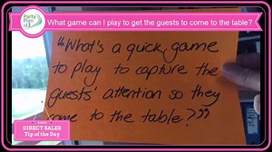 1K views | ♥♥ Ideas to help you get your guests to come to the table to start the in-home party ♥♥ | Party Plan 123 | Facebook