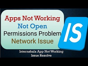 How To Fix Internshala App not working | Not Open | Space Issue | Network & Permissions Issue