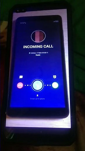 alcatel 1b INCOMING CALL