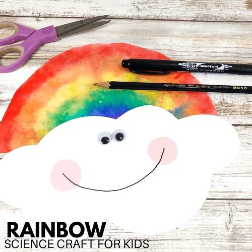 Coffee Filter Rainbow Craft