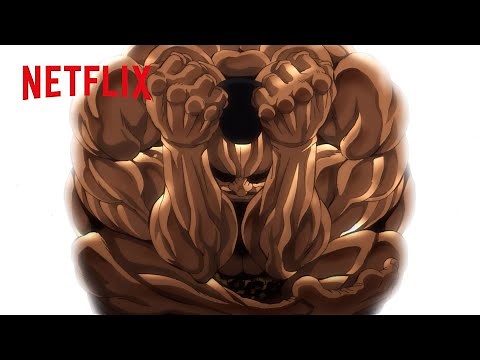 パックマン - オリバの圧倒的な筋肉量の芸当 | 範馬刃牙 | Netflix Japan