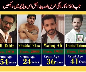 12K views · 63 reactions |  Title:  Top 50 Pakistani Actors with...