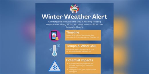 City of Laredo issues Winter Weather Alert following NWS Freeze Watch