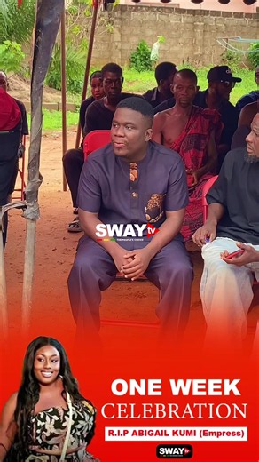 Abu Trica spotted seated among family and friends at the one-week celebration of his sister, Empress. A moment of love, support, and remembrance as loved ones gathered to honor her memory. 🕊️💔 #OneWeekObservation #Empress #Abutrica#foryoupage #trending