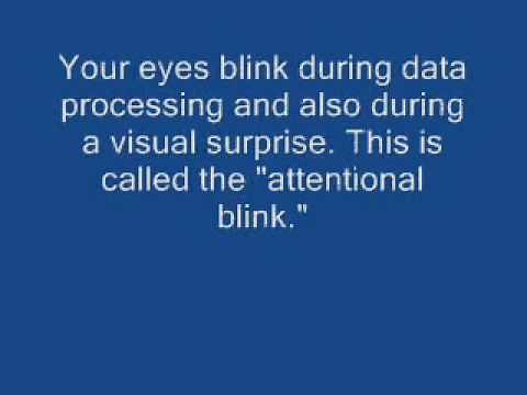 The "Attentional Blink" Test