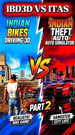 Indian Bikes Driving 3d Vs Indian Theft Auto Simulator Part 9 🔥#shorts​​​​​​
