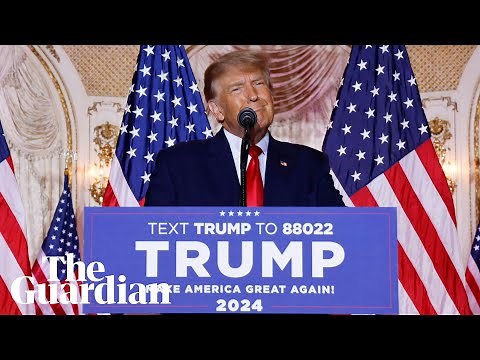 Donald Trump announces 2024 presidential run