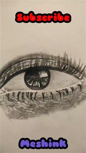 how to draw realstic eye #howtodraw #eyebrows #eyedrawing #shorts #viralfeeds