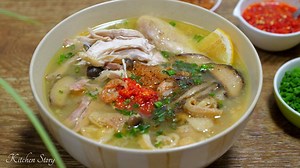 5.8M views · 159K reactions | បបរមាន់ [ម្ហូបខ្មែរ] [Chicken Congee]...