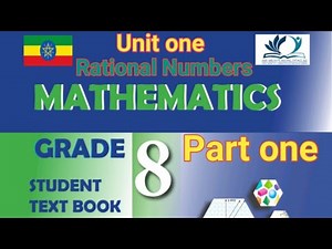 Mathematics Grade 8 Unit one Rational Number Based on new Curriculum