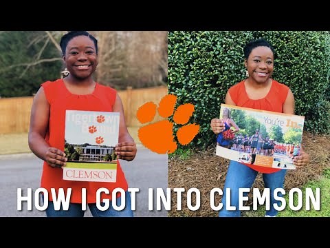 HOW I GOT INTO CLEMSON UNIVERSITY | Application Overview + Tips & Tricks