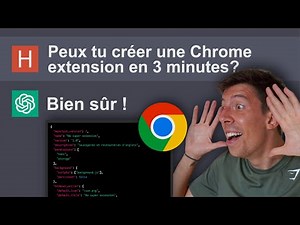 Créer une EXTENSION pour Google Chrome avec ChatGPT - (TUTO pour débutant)