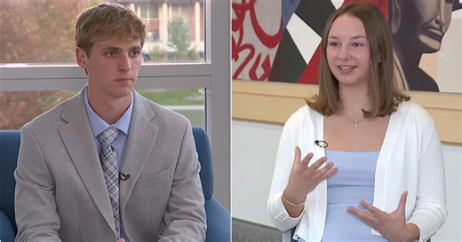 University of Michigan student who survived cardiac arrest teaching CPR with his hero