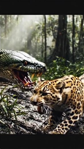 ULTRA-REALISTIC PYTHON vs CAT: Death-Defying Jungle Escape! 🐍#pixelpaws #pixel paws #Shorts