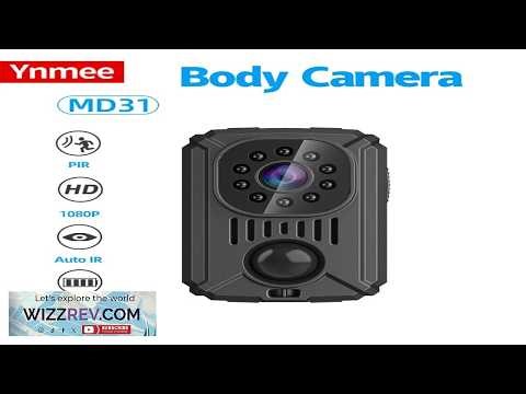 MD31 Mini PIR Video Body Camera Back Clip Photography DV Smart Camera