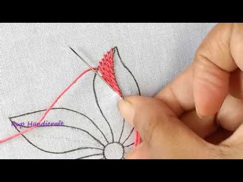 Super Easy Flower Making with Needle - Amazing Easy Ideas with Thread - How to Make Yarn Flower