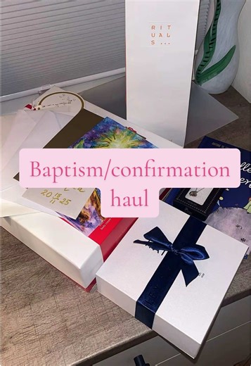 Baptism and Confirmation Haul: Celebrating Special Gifts