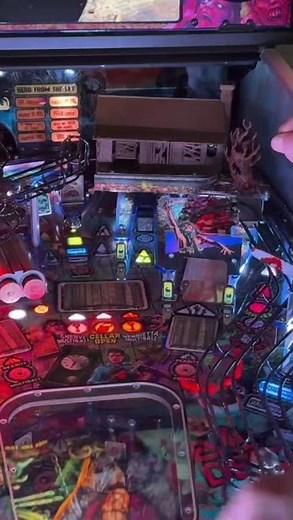 Evil Dead Pinball Knowby Cabin Mod Test footage with factory LED.