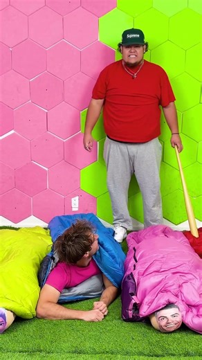 Guess which sleeping bag Topper is hiding in! 🫣 #shorts