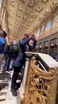 Basilic of Santa Maria Maggiore The most beautiful statue of Pius IX!