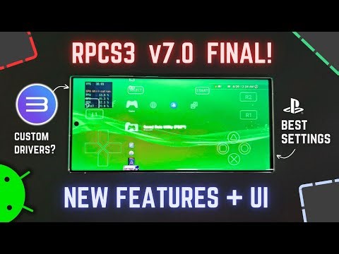 RPCS3 v7.0 [PS3] on Android Best Settings - RPCSX UPDATE!