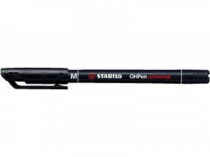 STABILO Folienstift OHPen universal M Permanent, Schwarz - BRACK.CH