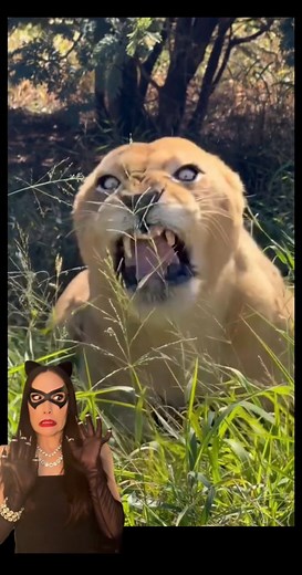 Did you leave wet towels on the floor again?? 😹 #lioness #lion #couplecomedy #wifelife #lionlife | Mandyland