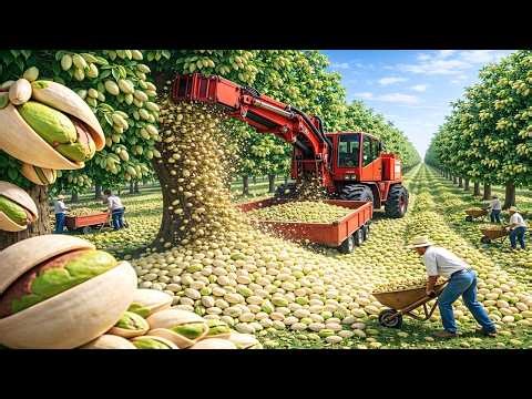 Inside the Powerful Pistachio Harvest Machines That Shake Millions of Trees