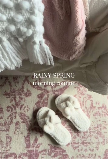 Aesthetic Rainy Spring Morning Routine