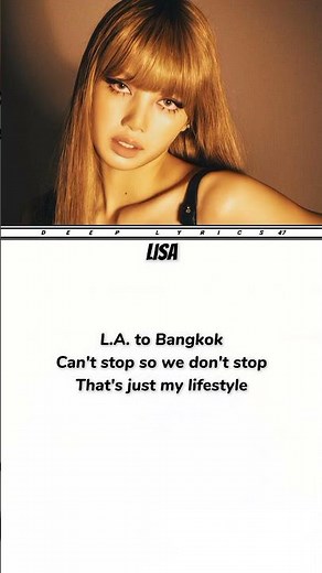 Lisa - Lifestyle lyrics #lisa #lifestyle #song #lyrics #alterego #album #songs