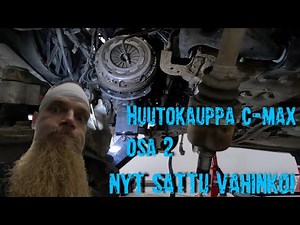 Huutokauppa C-max osa2 Vauhtipyörän ja kytkimen vaihto.