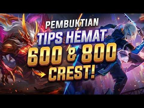 PEMBUKTIAN TIPS HEMAT 600 DAN 800 CREST - EVENT SKIN LEGEND FANNY MOBILE LEGENDS