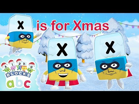 ‪@officialalphablocks‬ - X is for Xmas! 🎄 | Christmas Time | Phonics