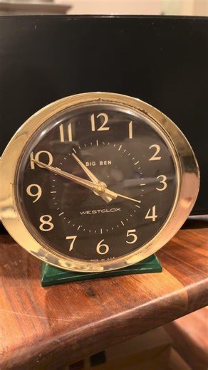 Keeps on Ticking-Vintage Westclox Big Ben Alarm Clock Model 53947 – Green Case