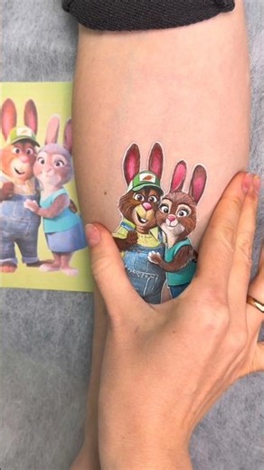 PARENTS, BELLWETHER & MAYOR! 🐰🥕🐑🐴 #shorts #satisfying #drawing #zootopia2