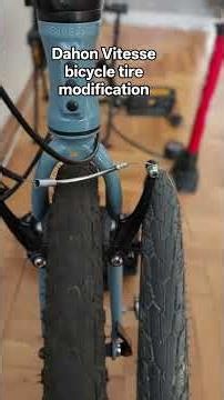Dahon Vitesse D8 Tire modification, Dahon lastik modifikasyonu