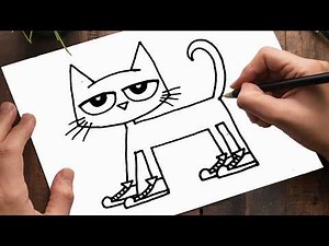 How To Draw A Pete The Cat Easy