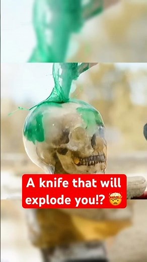 This Knife Doesn’t Just Cut… It Explodes with Freezing Gas