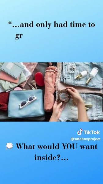 💜 If you had to leave everything behind… what would you take with you? We’re building real-life emergency boxes for survivors of abuse. Your ideas could save someone’s life. Comment below what you’d include 💬👇 Follow for updates and help us build the safeboxes. #safeboxproject #D#DomesticAbuseAwarenessE#EmergencyEscapePlanS#SafeboxProjectW#WhatWouldYouTakeS#SurvivorSupportS#SafeLeavingC#CommentToHelpS#SupportSurvivorsT#TikTokCommunityH#HelpUsHelpThemD#DVawarenessA#AbuseSupportL#LeaveToLiveBeT